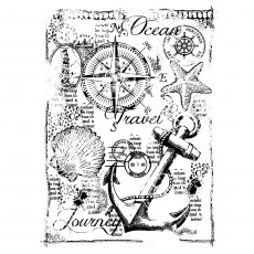 Woodware Clear Stamps Nautical Collage