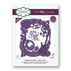 Sue Wilson Craft Dies Frames and Tags Collection Just a Note | Set of 3