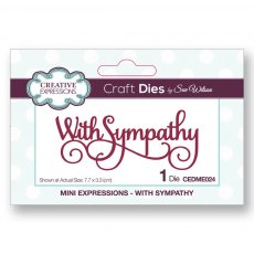 Sue Wilson Craft Dies Mini Expressions Collection With Sympathy