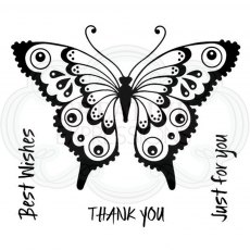 Woodware Clear Stamps Pretty Flutterby | Set of 4
