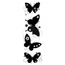 Woodware Clear Stamps Butterfly Silhouettes