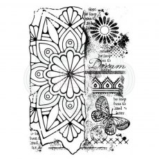 Woodware Clear Stamps Broken Tile