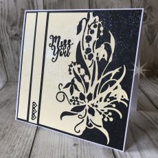 Creative Expressions Craft Dies Paper Cuts Collection Snowdrop Edger