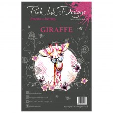 Pink Ink Designs Clear Stamp Giraffe | Set of 9