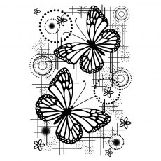 Woodware Clear Stamps Butterfly Dream