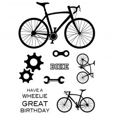 Woodware Clear Stamps On Your Bike | Set of 8