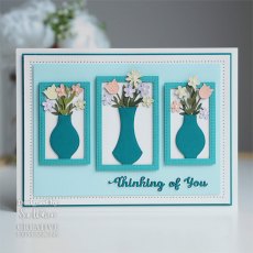 Sue Wilson Craft Dies Mini Shadowed Sentiments Collection Thinking Of You | Set of 2