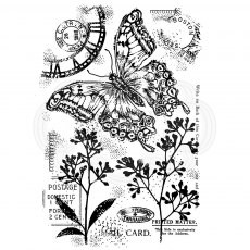 Woodware Clear Stamps  Vintage Swallowtail