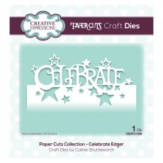 Creative Expressions Craft Dies Paper Cuts Collection Celebrate Edger