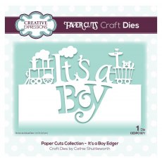 Creative Expressions Craft Dies Paper Cuts Collection It's A Boy Edger