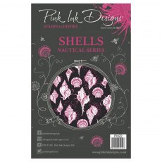 Pink Ink Designs Clear Stamp Shells | Set of 13