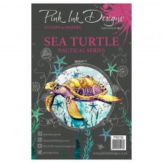 Pink Ink Designs Clear Stamp Sea Turtle | Set of 10