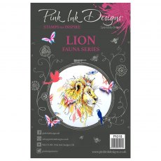 Pink Ink Designs Clear Stamp Lion | Set of 10