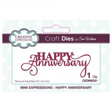 Sue Wilson Craft Dies Mini Expressions Collection Happy Anniversary