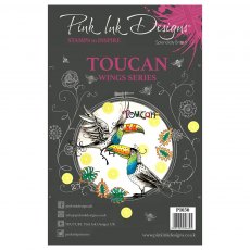 Pink Ink Designs Clear Stamp Toucan | Set of 9