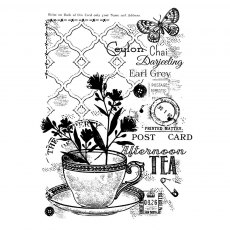Woodware Clear Stamps Afternoon Tea