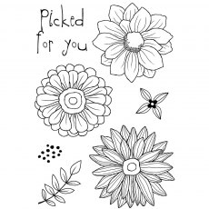 Woodware Clear Stamps Picked For You | Set of 7