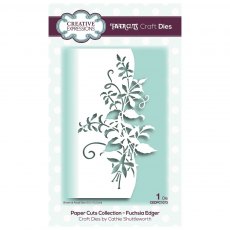 Creative Expressions Craft Dies Paper Cuts Collection Fuchsia Edger