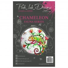 Pink Ink Designs Clear Stamp Chameleon | Set of 12