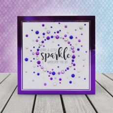 Hunkydory Diamond Sparkles Gemstones Precious Pearls Purple Passion | Pack of 120