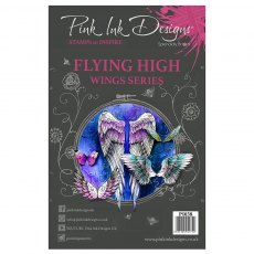 Pink Ink Designs Clear Stamp Flying High | Set of 10