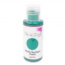 Pink Ink Multi Surface Paint Turquoise Wave Shimmer | 50ml
