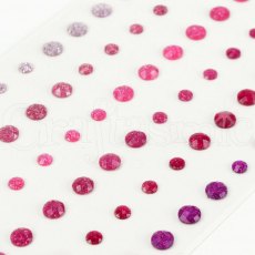 Hunkydory Diamond Sparkles Glitter Gemstones Pink Sparkles | Pack of 72