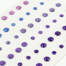 Hunkydory Diamond Sparkles Glitter Gemstones Purple Sparkles | Pack of 72