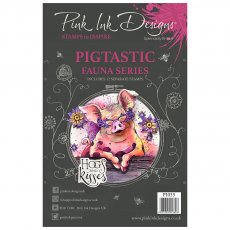 Pink Ink Designs Clear Stamp Pigtastic | Set of 12