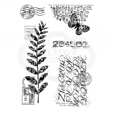 Woodware Clear Stamps Postal Mix | Set of 5