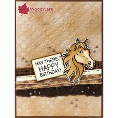 Woodware Clear Stamps Equine Friends | Set of 6