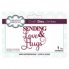 Sue Wilson Craft Dies Mini Expressions Collection Love & Hugs