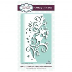 Creative Expressions Craft Dies Paper Cuts Collection Celebration Mouse Edger
