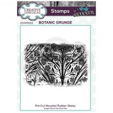 Creative Expressions Pre Cut Rubber Stamp by Andy Skinner Botanic Grunge
