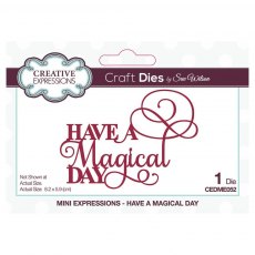 Sue Wilson Craft Dies Mini Expressions Collection Have a Magical Day
