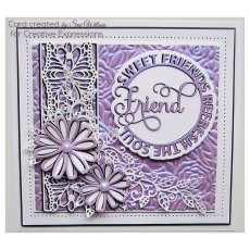 Sue Wilson Craft Dies Circle Sayings Collection FRIEND | Set of 2