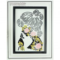 Sue Wilson Craft Dies Perfect Portraits Collection Rose Lady