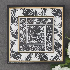 Woodware Clear Stamps Floral Block | Set of 3