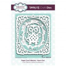 Creative Expressions Craft Dies Paper Cuts Collection Acorn Owl