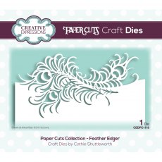 Creative Expressions Craft Dies Paper Cuts Collection Feather Edger