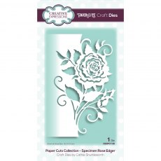 Creative Expressions Craft Dies Paper Cuts Collection Specimen Rose Edger