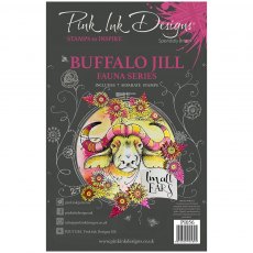 Pink Ink Designs Clear Stamp Buffalo Jill | Set of 7