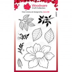 Woodware Clear Stamps Dog Rose | Set of 8
