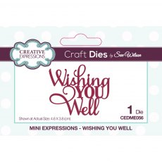 Sue Wilson Craft Dies Mini Expressions Collection Wishing You Well