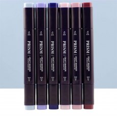 Hunkydory Prism Craft Markers Set 5 Purples | Set of 6