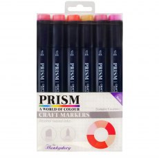Hunkydory Prism Craft Markers Set 7 Reds | Set of 6