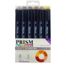 Hunkydory Prism Craft Markers Set 11 Browns | Set of 6
