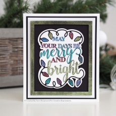 Sue Wilson Craft Dies Festive All in One Collection Merry & Bright