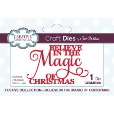 Sue Wilson Craft Dies Mini Expressions Collection Believe In The Magic Of Christmas