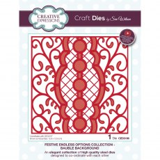 Sue Wilson Craft Dies Endless Options Collection Bauble Background